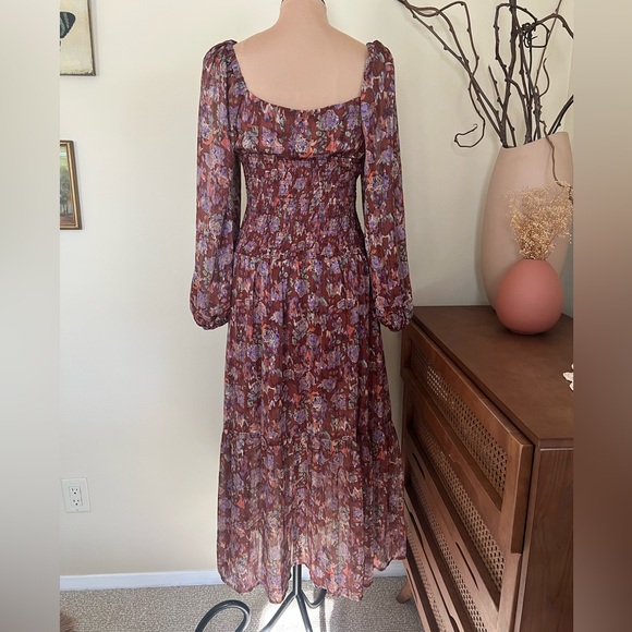 ASTR The Label Arlette Printed Maxi Dress Size M - Picture 5 of 10